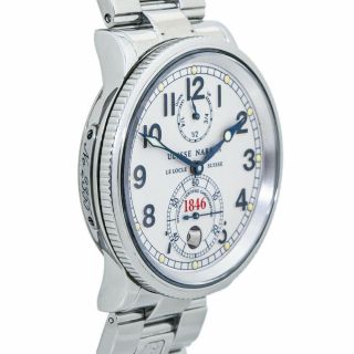 Ulysse Nardin Marine Chronometer 263 - 22 Silver Dial Automatic with B/P 38MM 5