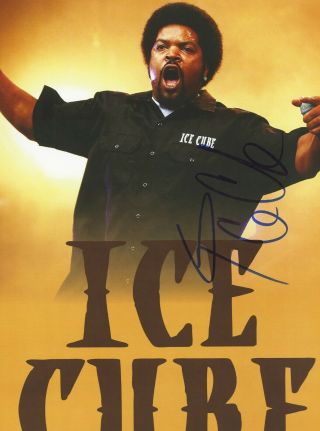 Ice Cube autographed concert poster F The Police,  NWA 3