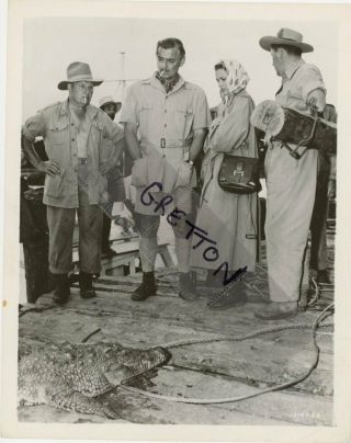 Clark Gable & Grace Kelly Rare Candid On Set Mogambo Photo