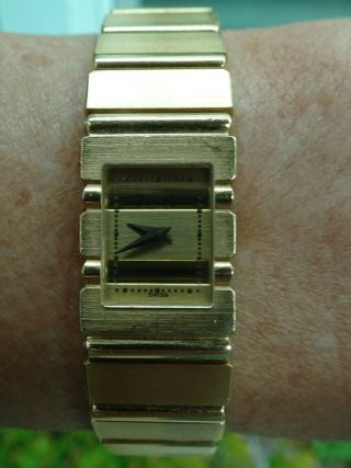 Vintage Piaget Ladies Polo 18k Yellow Gold Quartz Watch (77.  5 Grs) 15201 C701