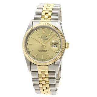 Rolex Datejust Watches 16233 Stainless Steel/ssx18k Yellow Gold Mens