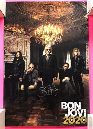 Jon Bon Jovi Autograph Signed 2020 Poster 13x19 Guaranteed Psa/dna Beckett Jsa