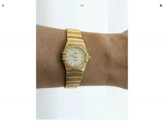 100 Authentic Omega Constellation Ladies 18k Solid Gold