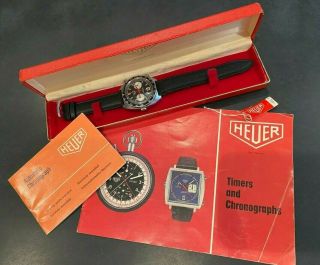 1972 Heuer Autavia 1163 Viceroy With Box And Paperwork