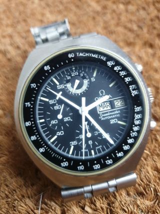 Now Serviced Omega Speedmaster Mk 4.  5 Automatic Day Date 1985 Year