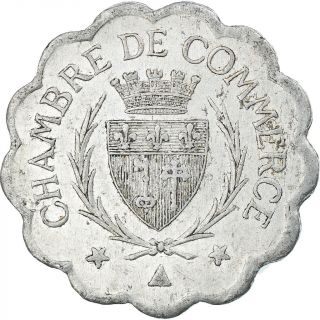 [ 217249] Coin,  France,  Chambre De Commerce,  Narbonne,  25 Centimes,  1920,  Ef