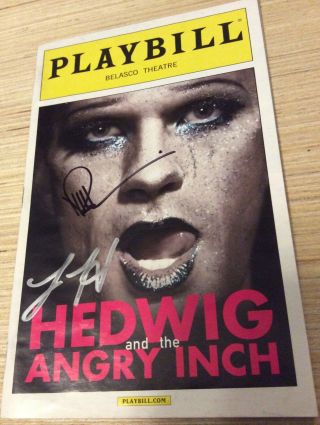 Hedwig And The Angry Inch Signed Playbill Neil Patrick Harris Lena Hall Awesome