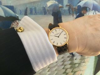 Vacheron Constantin Patrimony Ref 31160 18k Yellow Gold Dress Wristwatch W/ Box