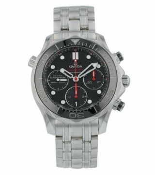 Omega Seamaster Diver 300 M Co - Axial Chronograph Automatic 41.  5 Mm Men 