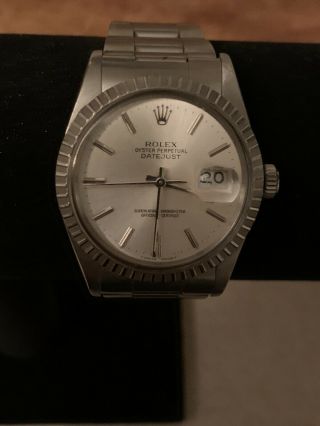 Mens Rolex Oyster Perpetual Datejust 16000 36mm Stainless Steel