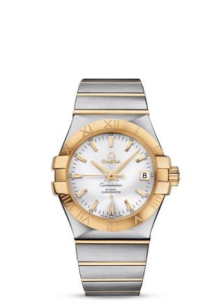 Omega Constellation Mens Watch 18kt Stainless Steel Msrp $7,  100 12320352002002