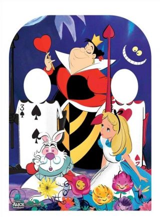 Queen Of Hearts Alice In Wonderland Child Size Stand - In Cardboard Cutout Disney