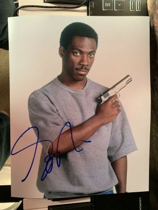 Eddie Murphy Axel Foley Signed Autographed Photo 11x14 Racc Trusted