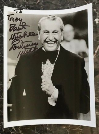 Lawrence Welk 8 X 10 Signed Photo Champagne Music Accordionist,  Bandleader