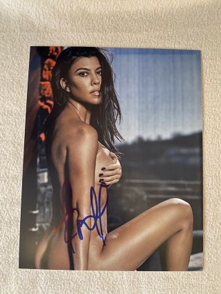 Kourtney Kardashian Signed Photo 8x10 2