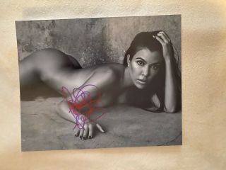 Kourtney Kardashian Signed Photo 8x10