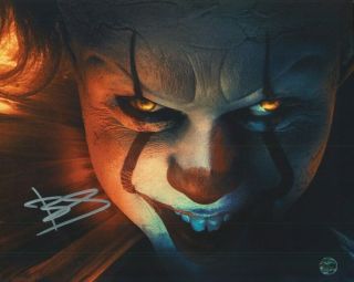 Bill Skarsgård Autographed 8x10 Photo Actor Model Pennywise The Clown It