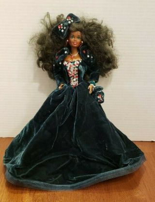 Mattel Happy Holidays Special Edition 1991 African American Barbie Doll