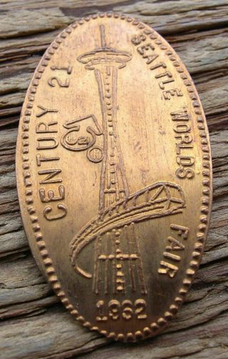 1346 - Official Century 21 - Seattle World’s Fair 1962 Elongated Penny