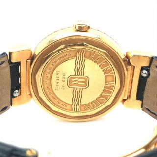 HARRY WINSTON OCEAN 18K YELLOW GOLD WRISTWATCH AND PAPERS 4