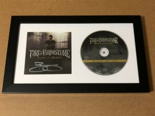 Brantley Gilbert Signed Autographed Fire & Brimstone Deluxe Edition Cd Framed