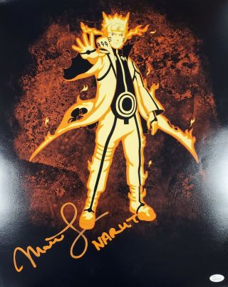 Maile Flanagan Autograph Signed 16x20 Photo - Naruto Shippuden (jsa)