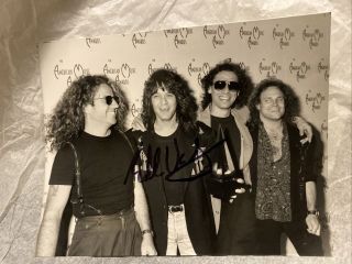 Edward Van Halen Signed 8x10 Photo Eddie Autographed American Music Awards 1992