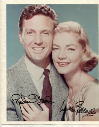 Written On The Wind (1956) - =2= - Bacall - Stack - Hand Signed Autographed Photo