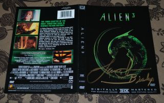 Alien 3 Dvd Cover Hand Signed By Lance Henriksen " Bishop " With Photo Proof