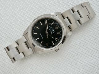 1999 Rolex Air - King 14000 No Holes Stainless Steel Case Unpolished Cal.  3000 - 34mm