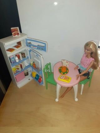 Barbie 1/6 Playscale Doll House Kitchen Dining Food Furniture Articulated Doll