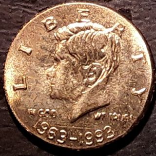 1993 Solid 14k Gold President John F Kennedy Jfk Token Coin