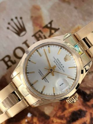 Rolex President Datejust 18K Gold Watch watch fully Rolex Ref.  6516 3