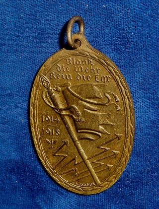 Germany 1914 - 18 Oval First World War Medal