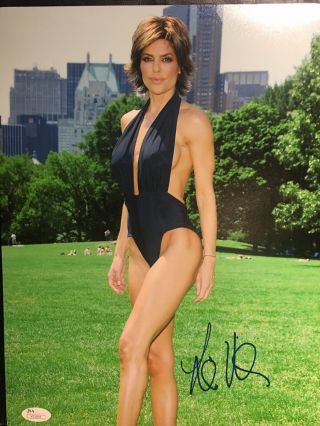 Lisa Rinna Actress Signed 11x14 Photo Jsa Real Housewives Of Beverly Hills