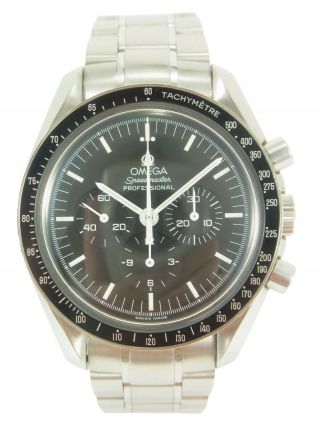 Omega Speedmaster Professional Hand - Winding Moon Watch 3572.  50 Cal.  1863 W/box