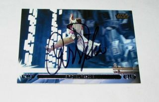 Carrie Fisher - Star Wars - Princess Leia - Signed,  Autographed Card