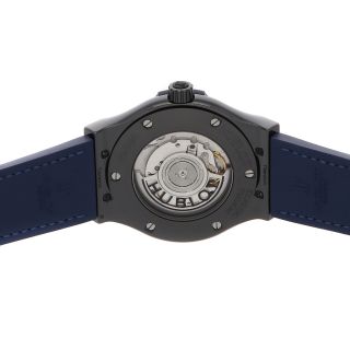 Hublot Classic Fusion Automatic Blue Dial Mens Strap Watch 542.  CM.  7170.  LR 4