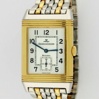 Jaeger Lecoultre Reverso Gt 270.  1.  62 Q2705120 Grande Taille 18k Gold /ss W/box