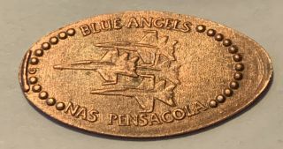 National Museum Of Naval Aviation Blue Angels Pressed Elongated Penny Retired