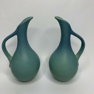 Vintage Mid Century Van Briggle Pottery Ewer Pitcher Vase
