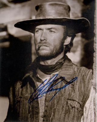 Actor Clint Eastwood Hand Signed Autographed 8x10 Photo W/