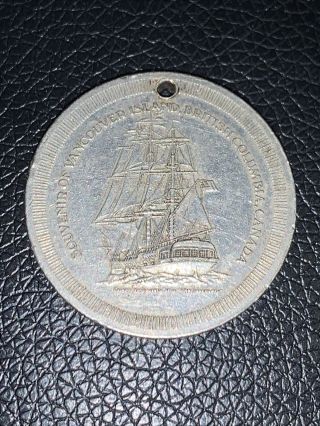 Souvenir Of Vancouver Bc Canada Souvenir Medal