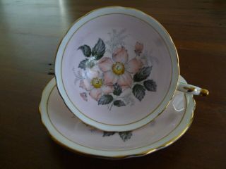 Vintage Paragon Cup & Saucer,  H.  M.  The Queen & H.  M.  Queen Mary,  Bone China,  England