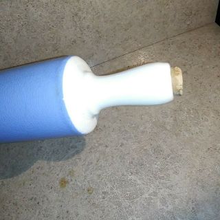 Harker Stoneware Blue Rolling Pin With Stopper 3