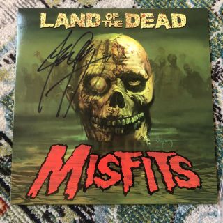 Misfits Land Of The Dead Lp Signed Jerry Only Color Vinyl Rare Record Danzig
