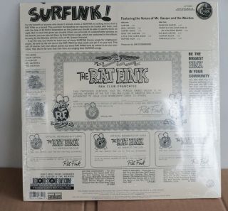 Rat Fink SURFINK Vinyl Record Album  LP5384 3