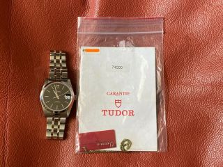 Very Rare Tudor Prince Date Black Dial Automatic Watch 74000 w/ Paper & Tag 6