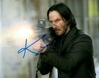 Keanu Reeves John Autograph 8x10 Photo Signed