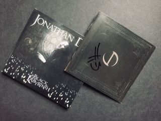 Jonathan Davis Black Labyrinth With Autographed Cd Booklet Signed Korn